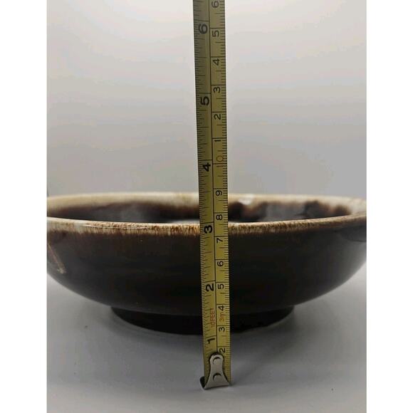 Pfaltzgraff Gourmet Brown Drip Pottery Large 10" Serving Bowl Vintage - Picture 8 of 8